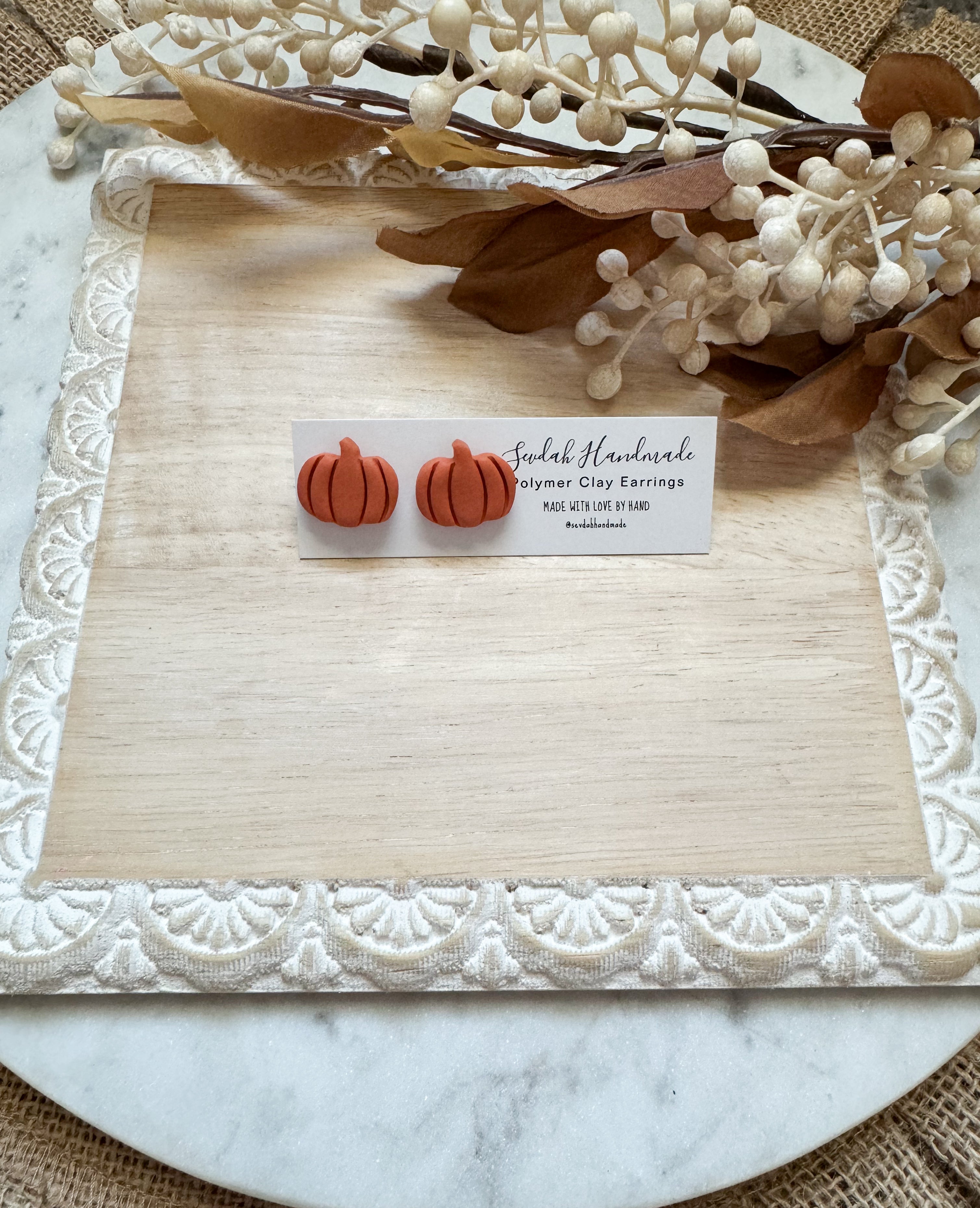 Pumpkin studs