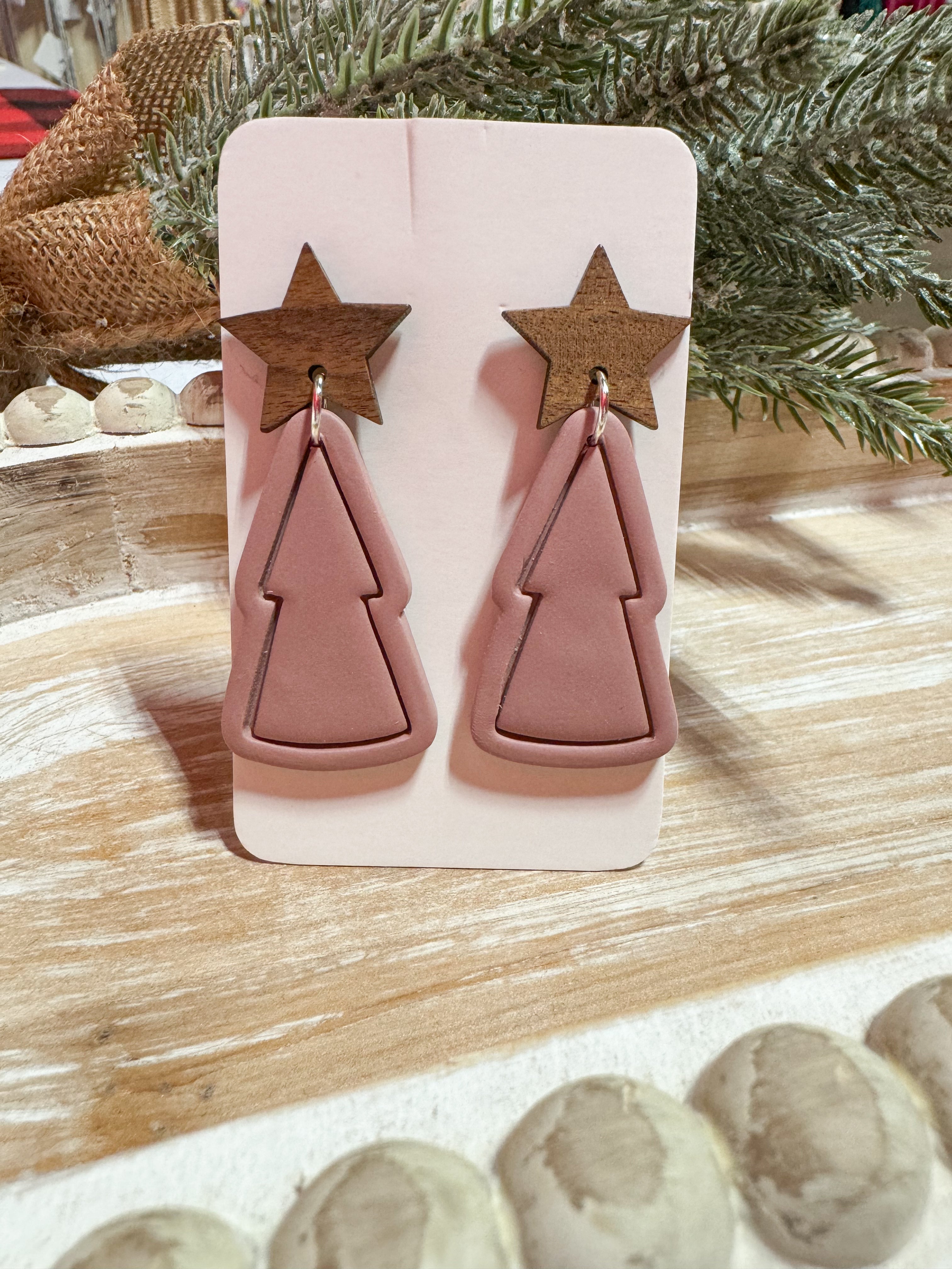 Wooden star top trees