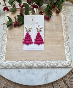 Christmas dangle earrings