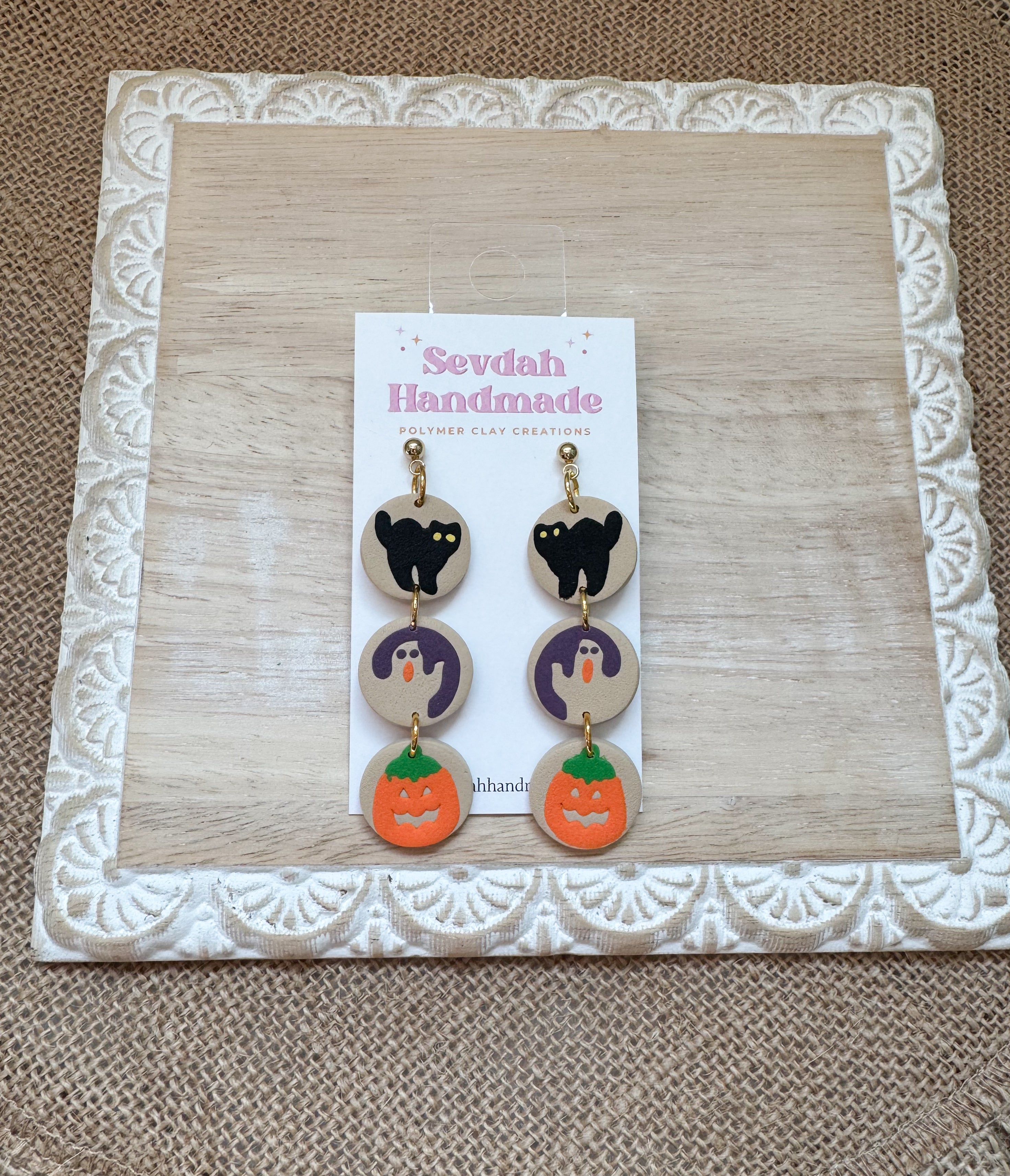 Halloween cookie dangles