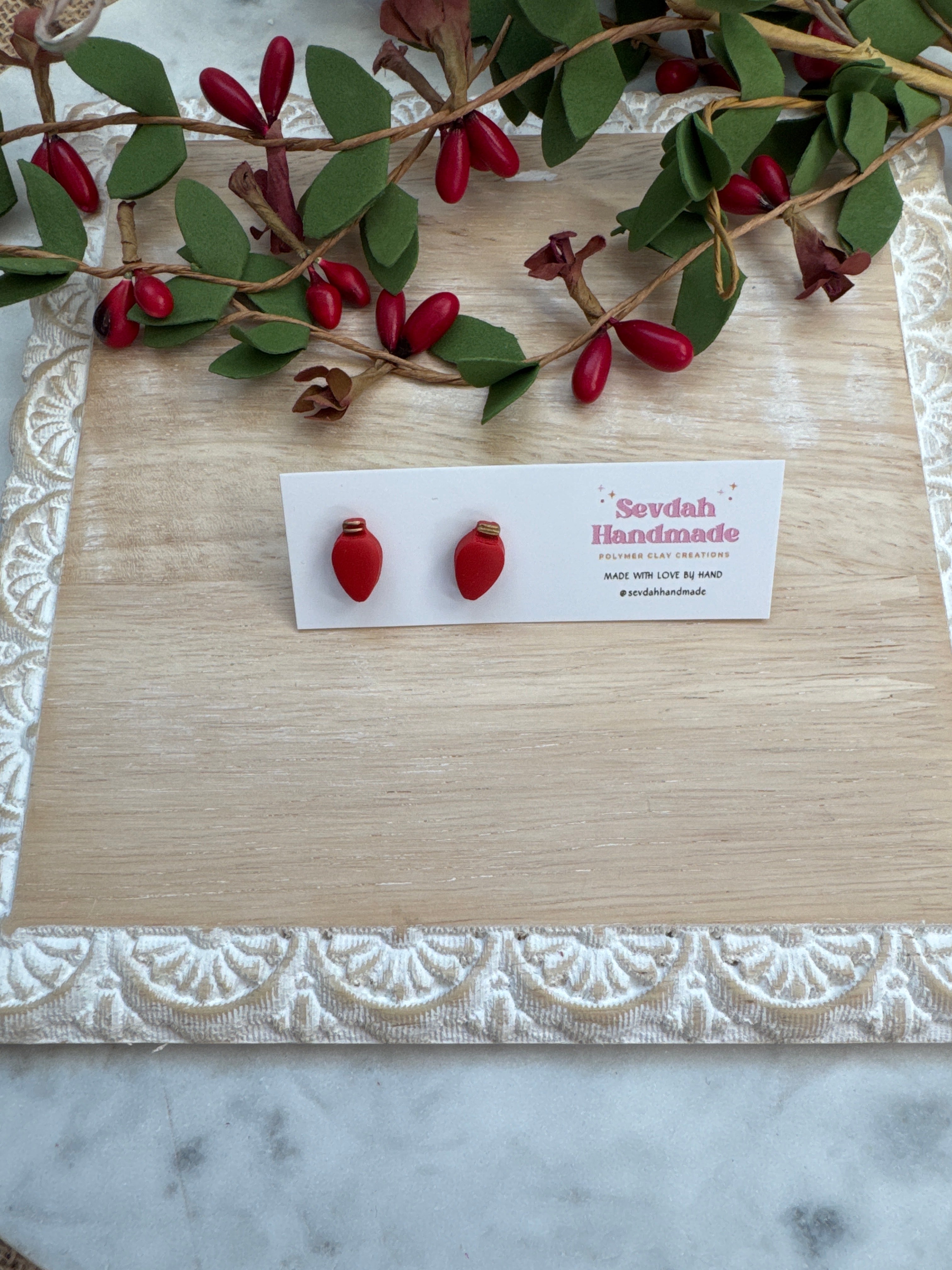 Christmas light studs