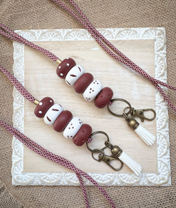Maroon lanyard