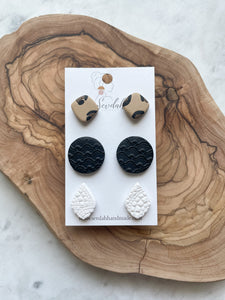 Leopard 3 pack studs