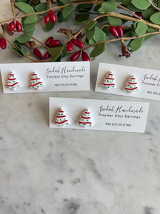 Christmas cake studs